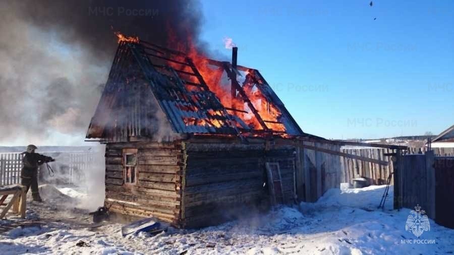 Пожар в хозяйственной постройке в городском округе Павловский-Посад