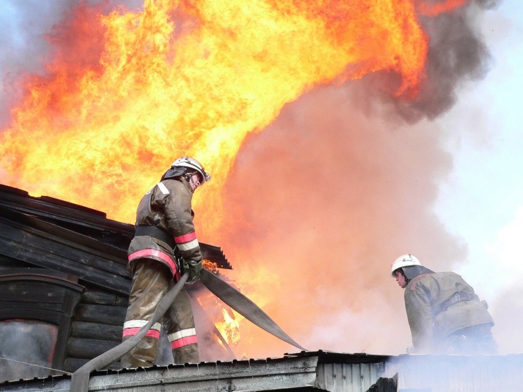 Пожар в садовом доме в городском округе Павловский Посад